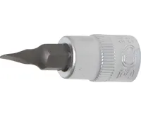 BGS Hlavice zástrčná 1/4" s plochým bitem 4,0 mm, zatíž. do 2 kg BGS Hlavice zástrčná 1/4" s plochým bitem 4,0 mm, zatíž. do 2 kg