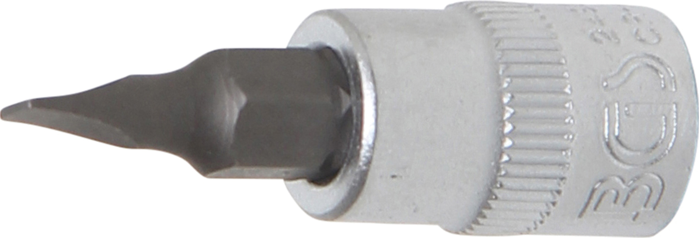 Bgs hlavice zástrčná 1/4" s plochým bitem 4,0 mm, zatíž. do 2 kg