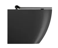 GSI PURA WC mísa stojící, Swirlflush, 36x55cm, spodní/zadní odpad, černá dual-mat (3)
