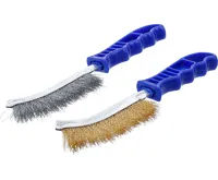 BGS Sada drátěných kartáčů, Ocelový a měděný drát, 260 mm, 2dílná BGS Sada drátěných kartáčů, Ocelový a měděný drát, 260 mm, 2dílná