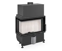 ROMOTOP Rohová krbová vložka HEAT L 4G 70.44.33.24  s otevíráním dvířek do strany s děleným sklem, Levé, Šedý Igniton ROMOTOP Rohová krbová vložka HEAT L 4G 70.44.33.24  s otevíráním dvířek do strany s děleným sklem, Levé, Šedý Igniton