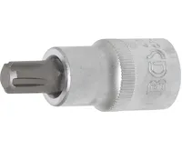 BGS Hlavice zástrčná 1/2&quot;, R10 x 55 mm, Chrom Vanadium