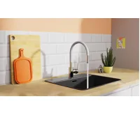 Eisl Flexo světle šedá / lesklý chrom (11)