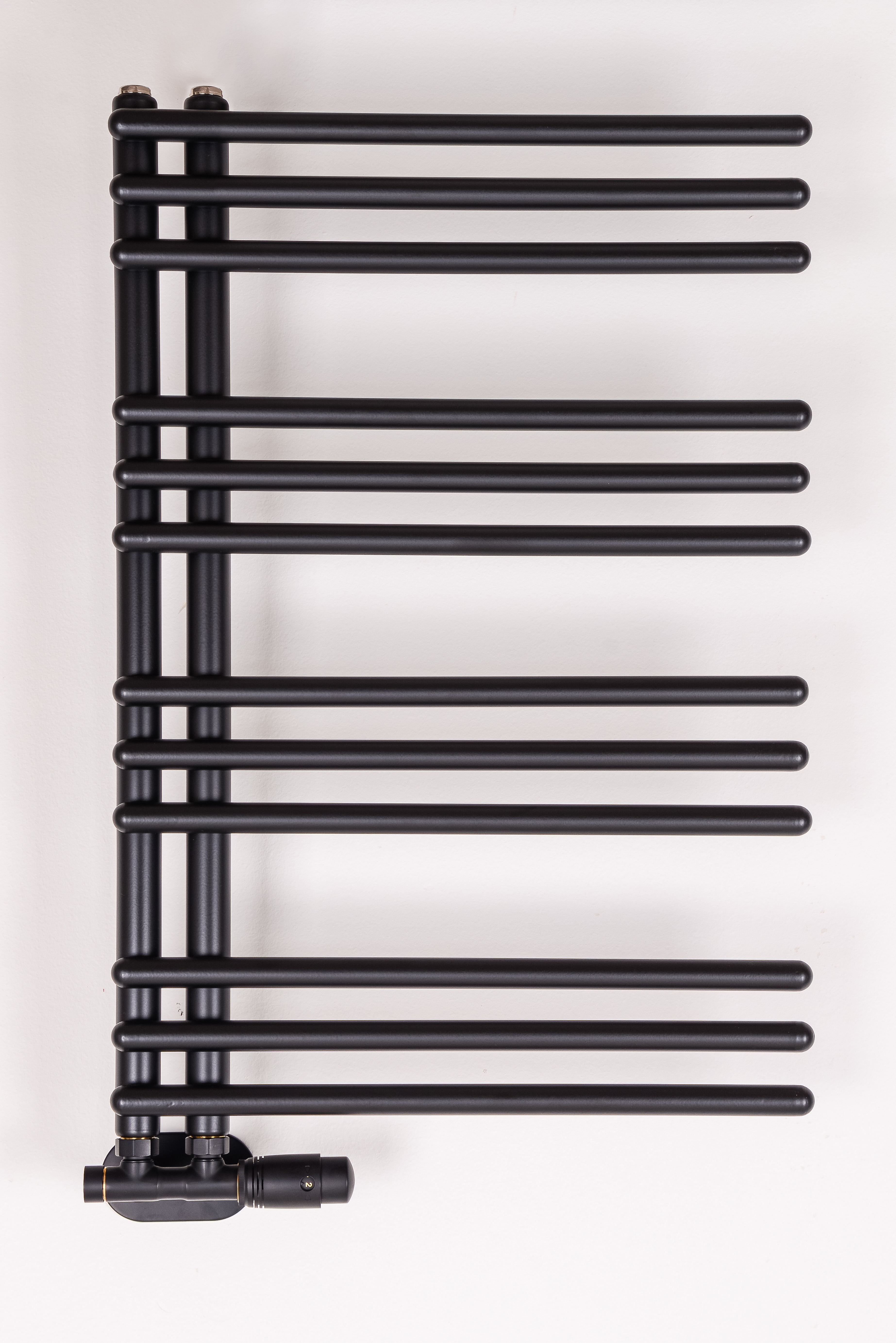 Koupelnový radiátor thermal hto eco 500/ 740 - černý mat