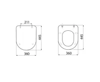 CREAVIT PAULA WC sedátko, SLIM, Soft Close, zlatá (9)