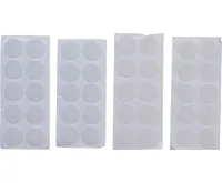 BGS Kolečka na suchý zip, bílé, 40dílná