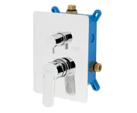 NOVASERVIS Podomítková baterie s boxem 2 vývody, Metalia 54 - BOX54051R,0