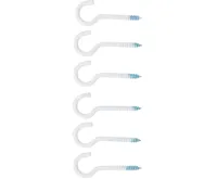 BGS Háčky šroubovací, 60 mm, oplastované, 6 ks BGS Háčky šroubovací, 60 mm, oplastované, 6 ks