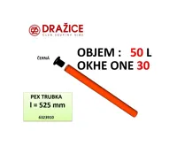ND DZD Trubka vypouštěcí plastová PEX pro 50l ohřívače, 525mm i pro OKHE ONE 30 6323910 (2)
