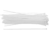 BGS Pásky vázací souprava, bílé, 4,8 x 300 mm, 50dílná (1)