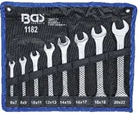 BGS Klíče ploché 6,0 - 22,0 mm, sada 8 dílů (3)