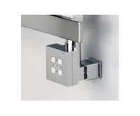 SAPHO KTX topná tyč s termostatem, s krytem pro kabel, 600 W, chrom (1)