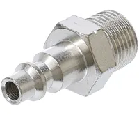 BGS Adaptér pro pneumatické nářadí, 10 mm (3/8&quot;) vnější závit,  USA / Francie