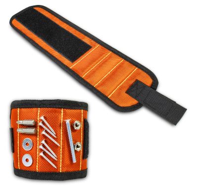 Profi Tools Magnetický náramek pro kutily, 32 x 9 cm, oranžový