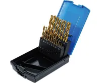 BGS Vrtáky HSS 1.0 - 10.0 mm, 19 dílů, s titan. povrchem (1)