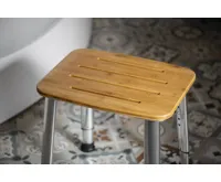 SAPHO Koupelnová stolička, bambus (5)