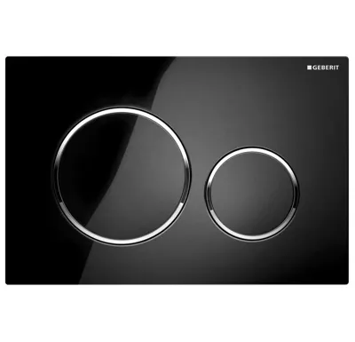 GEBERIT GEBERIT SIGMA20 ovládací tlačítko, černá lesk/chrom