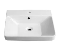 SAPHO THALIE 50 keramické umyvadlo nábytkové 50x46cm, bílá (4)