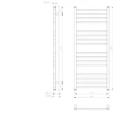 SAPHO METRO otopné těleso 500x1200 mm, bílá (7)