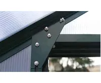 Zahradní skleník DEMETER A101-A 2,51m2 alu 201x190x132 cm PC 4 mm + základna IWH-10270001 (9)