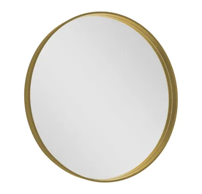 SAPHO NOTION kulaté zrcadlo v rámu ø 70cm, zlato mat