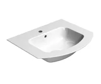 GSI PURA keramické umyvadlo Slim oblé 52x44cm, bílá ExtraGlaze (3)