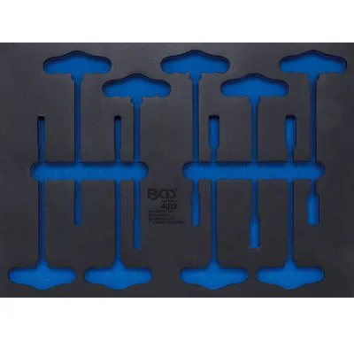 BGS Vložka do dílenského vozíku 3/3, prázdná, pro4013