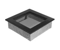 HS Flamingo Krbová mřížka 17x17 BASIC černá