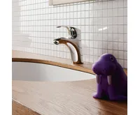 Umyvadlová stojánková baterie vyšší, Sonáta, bez výpusti, chrom (2)