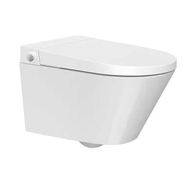 MEREO Závěsné WC s integrovaným elektronickým bidetem, RIMLESS, keramické, vč. sedátka
