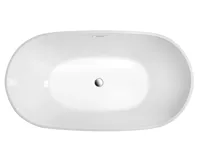 AQUALINE DOURO volně stojící vana, 150x82cm, bílá (6)