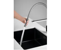 SAPHO MAYA stojánková dřezová baterie se sprškou, chrom (4)