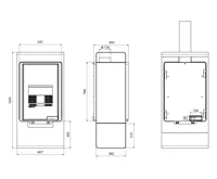 HS Flamingo Krbová kamna FLAMINGO DELUXE ® SINGA, olivová (11)