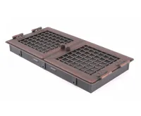 HS Flamingo Krbová mřížka STYLOVÁ 21x43 cm, měděná patina