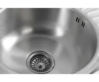 AQUALINE Nerezový vestavný dřez s odkapem 57x18x45cm (3)