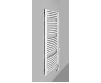 AQUALINE ORBIT-E elektrické otopné těleso oblé 600x1320 mm, 600 W, bílá (4)