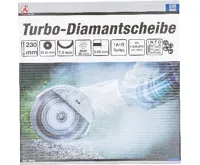 BGS Kotouč diamantový 230 mm, turbo segment (2)