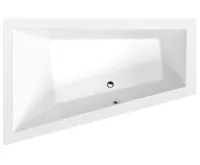 POLYSAN TRIANGL L asymetrická vana 180x120x50cm, bílá