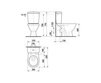 JIKA  LYRAplus WC kombi | rovný odpad, hluboké splachování 826386 (1)
