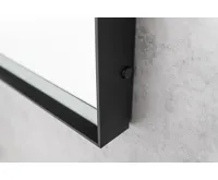 SAPHO SORT zrcadlo s LED osvětlením 60x80cm, senzor, 2700-6500K, černá mat (6)