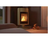 HS Flamingo Krbová kamna MASTERFLAMME ® Grande II, olivová (30)