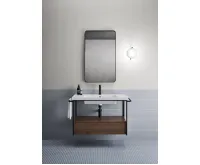 GSI NUBES/NORM konstrukce pod umyvadlo 100x50cm, černá mat/ořech (5)