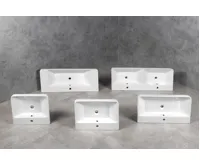 SAPHO THALIE 105 keramické umyvadlo nábytkové 105x46cm, bílá (3)