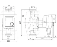 WILO Stratos PICO 25/1-4 oběhové čerpadlo pro topení (4)