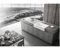 SAPHO ARYA keramický dřez 86x55,5cm, bílá (3)