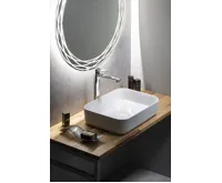 ISVEA INFINITY RECTANGLE keramické umyvadlo na desku, 50x36cm, bílá (3)