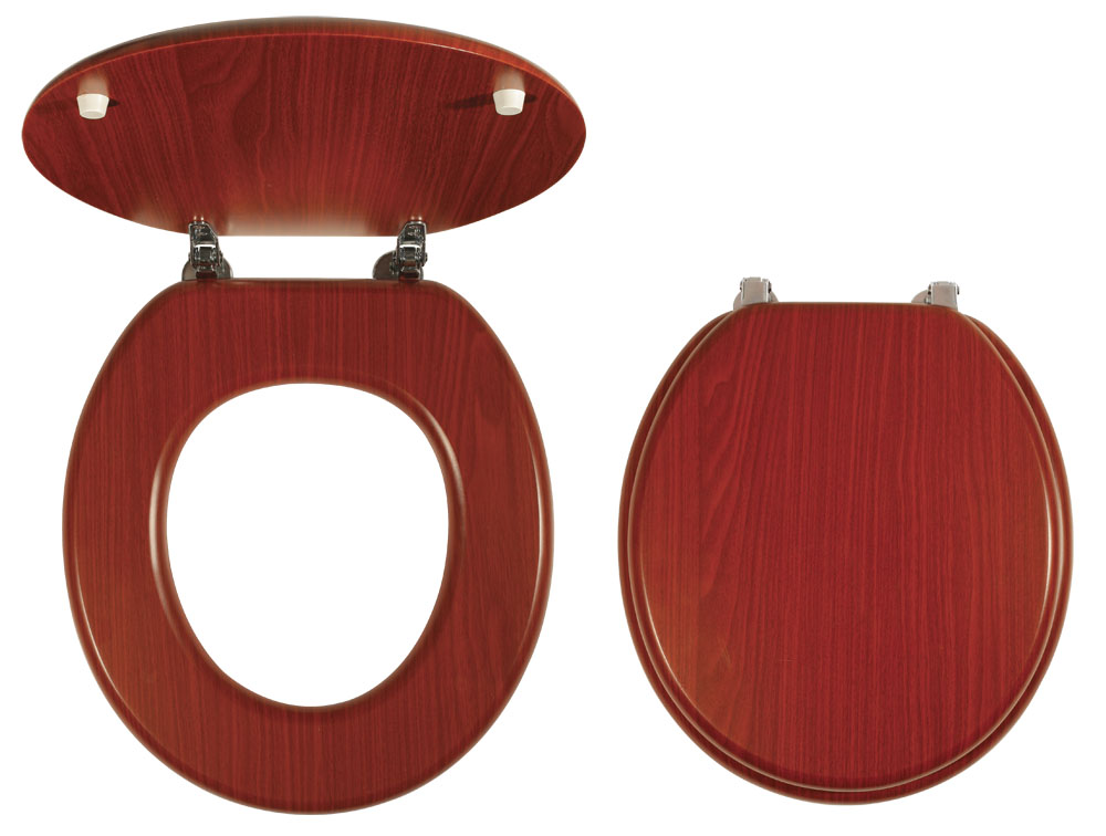 Novaservis sedátko dýhované orech mdf - wc/orechlyra