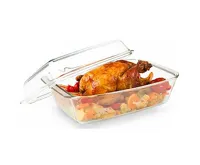 De Gusto Skleněný pekáč 3,5 l s víkem