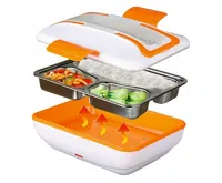 De Gusto Ohřívací box na jídlo WARMY 12V/230V - oranžová (1)