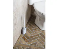 AQUALINE WC silikonová štětka závěsná/na postavení, bílá (9)